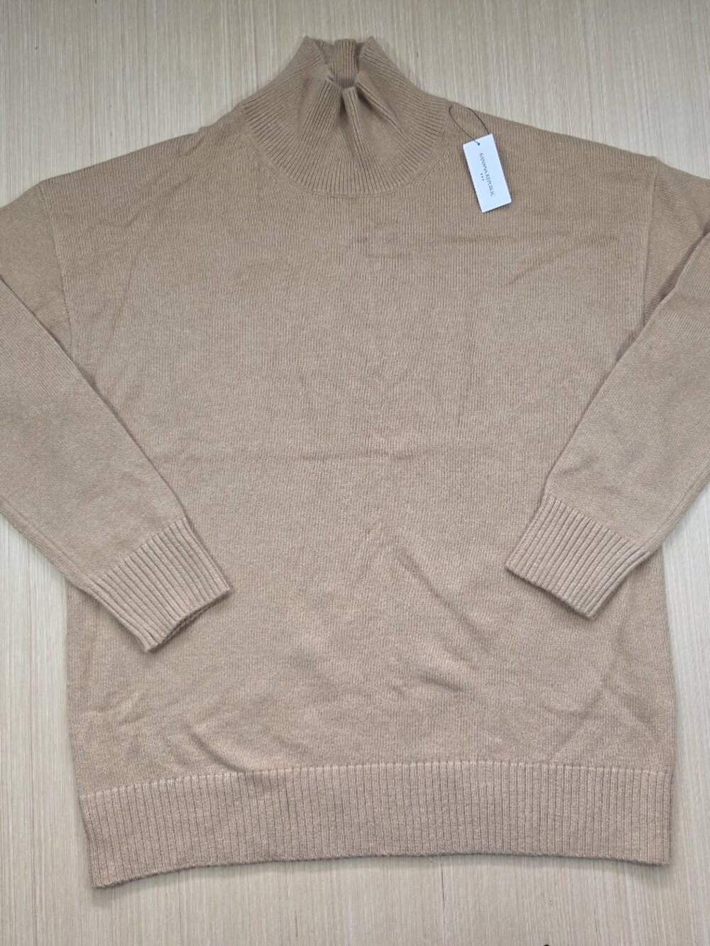 Banana Republic Women's Mock Neck Sweater Cotton Blend NEW MSRP $85 Small